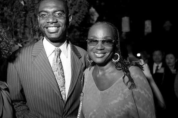 Susan Taylor and a guest