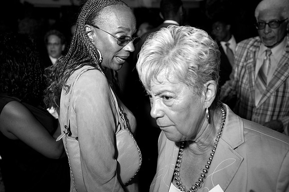 Susan Taylor and Queens Borough President Helen Marshall