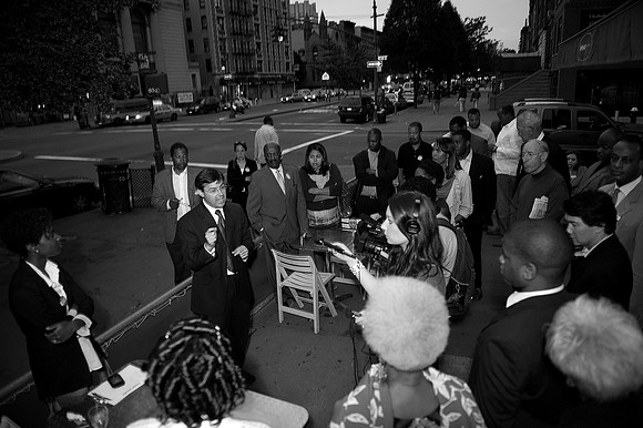 Political campaign comes to Harlem