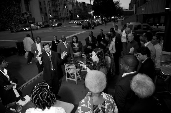 Political campaign comes to Harlem