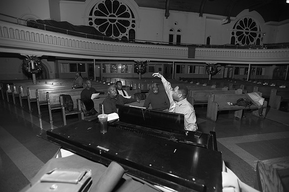 Rehearsal at Salem Baptist Church